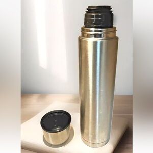 ☕️MAXAM☕️TALL COLD & HOT VACUUM LID INSULATED THERMOS EUC🍵